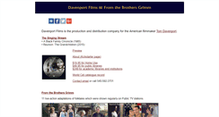 Desktop Screenshot of davenportfilms.com